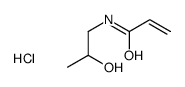 N-(2-hydroxypropyl)prop-2-enamide,hydrochloride Structure