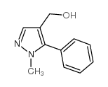 (1-甲基-5-苯基-1H-吡唑-4-基)甲醇结构式