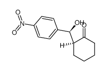 (2S)-2-[(S)-hydroxy(4-nitrophenyl)methyl]cyclohexanone结构式