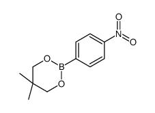 5,5-二甲基-2-(4-硝基苯基)-1,3,2-二氧硼杂环己烷结构式