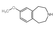 2,3,4,5-四氢-7-甲氧基-1H-苯并[d]氮杂卓结构式