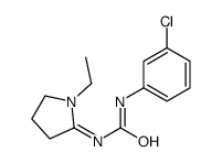 1-(m-Chlorophenyl)-3-(1-ethylpyrrolidin-2-ylidene)urea picture