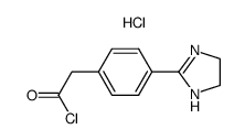 4-(2-imidazolinyl)-phenylacetic acid chloride-hydrochloride Structure