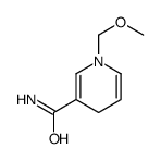 1-(methoxymethyl)-4H-pyridine-3-carboxamide结构式
