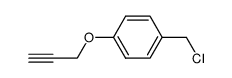 1-(chloromethyl)-4-(2-propynyloxy)benzene结构式