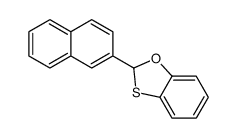 2-naphthalen-2-yl-1,3-benzoxathiole结构式