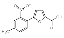 5-(4-甲基-2-硝基苯基)-2-糠酸结构式