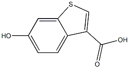 6-Hydroxy-benzo[b]thiophene-3-carboxylic acid Structure