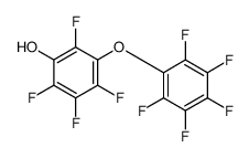 2,3,4,6-tetrafluoro-5-(2,3,4,5,6-pentafluorophenoxy)phenol Structure