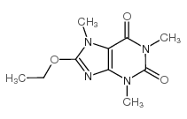 1H-Purine-2,6-dione,8-ethoxy-3,7-dihydro-1,3,7-trimethyl-结构式