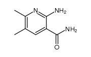 2-amino-5,6-dimethyl-nicotinamide结构式
