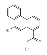 2-bromo-1-(9-bromophenanthren-1-yl)ethanone结构式