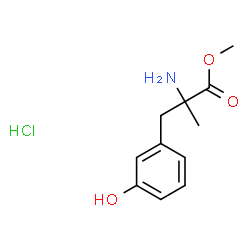 DL-ALPHA-METHYL-M-TYROSINE HYDROCHLORIDE结构式