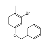 4-(苄氧基)-2-溴-1-甲苯结构式
