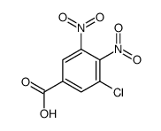 3-chloro-4,5-dinitrobenzoic acid Structure