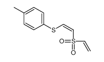1-(2-ethenylsulfonylethenylsulfanyl)-4-methylbenzene Structure