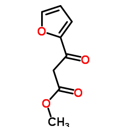Methyl 3-(2-furyl)-3-oxopropanoate structure