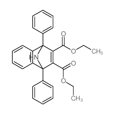 diethyl 1,4-diphenyl-1,4-dihydro-1,4-epiminonaphthalene-2,3-dicarboxylate结构式