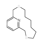 3,10-dithia-16-azabicyclo[10.3.1]hexadeca-12,14,16-triene结构式