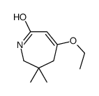 5-ethoxy-3,3-dimethyl-2,4-dihydro-1H-azepin-7-one结构式