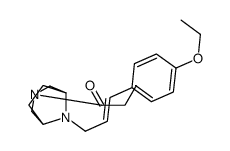 8-[3-(p-Ethoxyphenyl)-2-propenyl]-3-propionyl-3,8-diazabicyclo[3.2.1]octane Structure