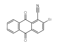1-cyano-2-bromoanthraquinone structure