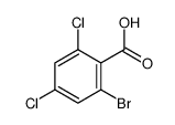 2-溴-4,6-二氯苯甲酸结构式