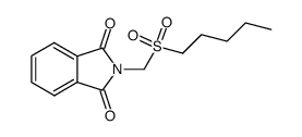 N-(pentane-1-sulfonylmethyl)-phthalimide Structure