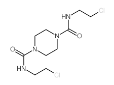 N,N-bis(2-chloroethyl)piperazine-1,4-dicarboxamide Structure