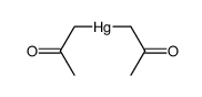 bis-(acetonyl)mercury Structure
