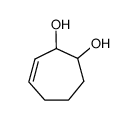 3-Cycloheptene-1,2-diol,1-acetate(9CI) Structure