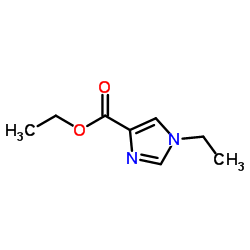 (9ci)-1-乙基-1H-咪唑-4-羧酸乙酯结构式