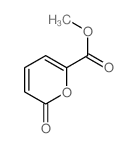 methyl 6-oxopyran-2-carboxylate结构式