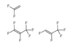1,1-difluoroethene,1,1,2,3,3,3-hexafluoroprop-1-ene,(Z)-1,2,3,3,3-pentafluoroprop-1-ene Structure