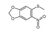 5-(METHYLTHIO)-6-NITROBENZO[D][1,3]DIOXOLE结构式