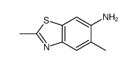 2,5-二甲基-1,3-苯并噻唑-6-胺结构式