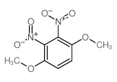 1,4-dimethoxy-2,3-dinitro-benzene structure