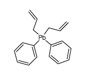 diallyl-diphenyl plumbane Structure