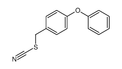 (4-phenoxyphenyl)methyl thiocyanate结构式