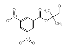 Propanal,2-[(3,5-dinitrobenzoyl)oxy]-2-methyl- Structure