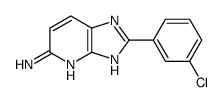 2-(3-chlorophenyl)-1H-imidazo[4,5-b]pyridin-5-amine Structure