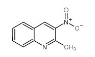 2-Methyl-3-nitroquinoline structure