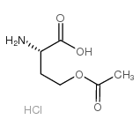 O-ACETYL-L-HOMOSERINE HYDROCHLORIDE结构式