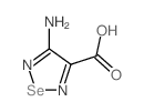 4-amino-1,2,5-selenadiazole-3-carboxylic acid Structure
