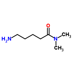 Pentanamide, 5-amino-N,N-dimethyl- (9CI) Structure