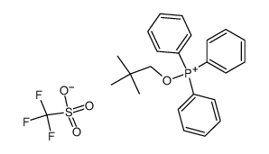 Neopentoxytriphenylphosphonium triflate Structure