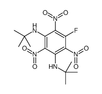 1-N,3-N-ditert-butyl-5-fluoro-2,4,6-trinitrobenzene-1,3-diamine结构式