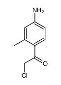 Ethanone, 1-(4-amino-2-methylphenyl)-2-chloro- (9CI) Structure