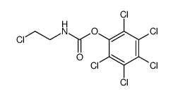 pentachlorophenyl N-(2-chloroethyl)carbamate结构式