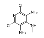 2,6-DICHLORO-N4-METHYLPYRIDINE-3,4,5-TRIAMINE Structure